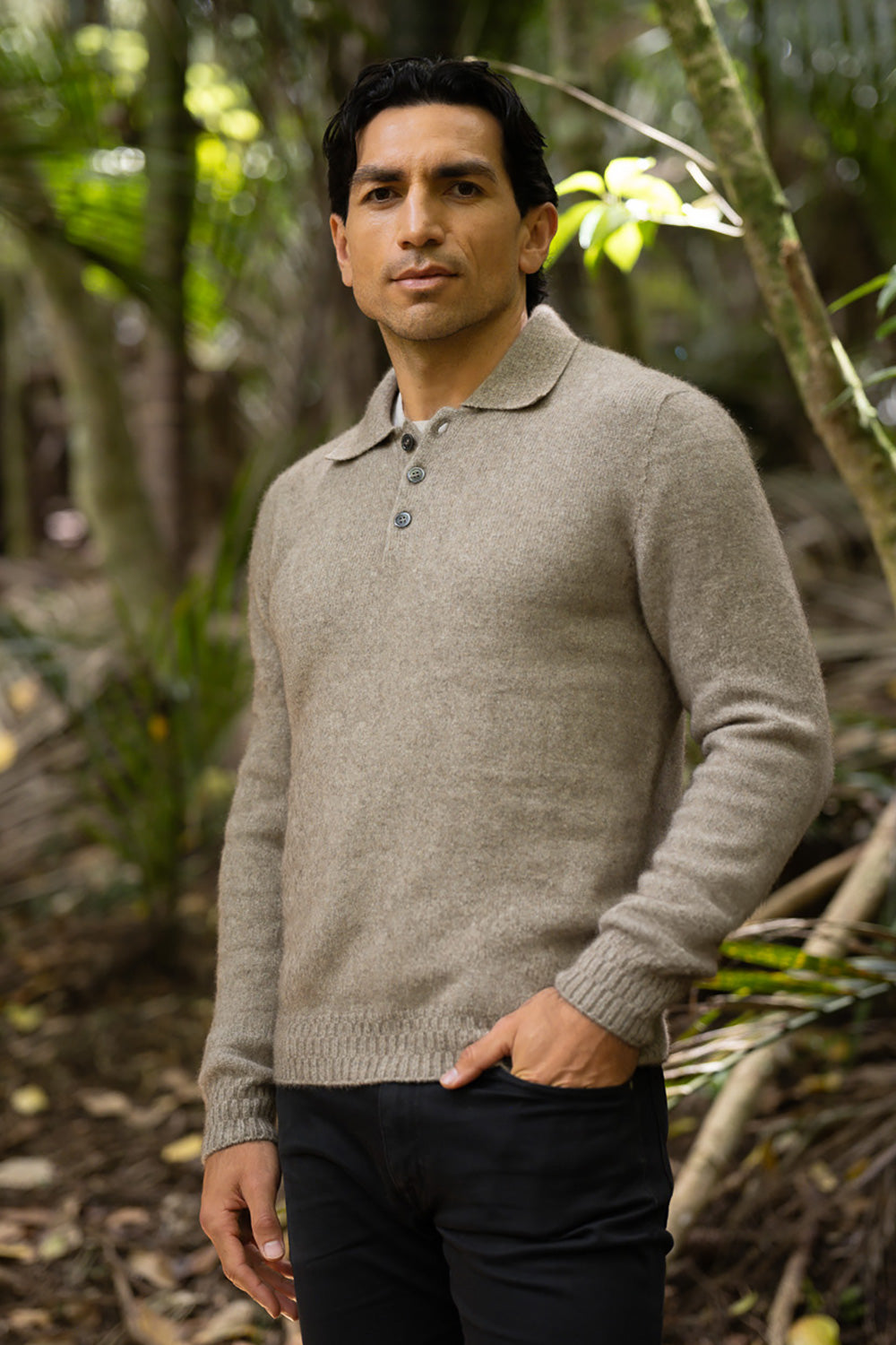 Stepped Stitch Polo