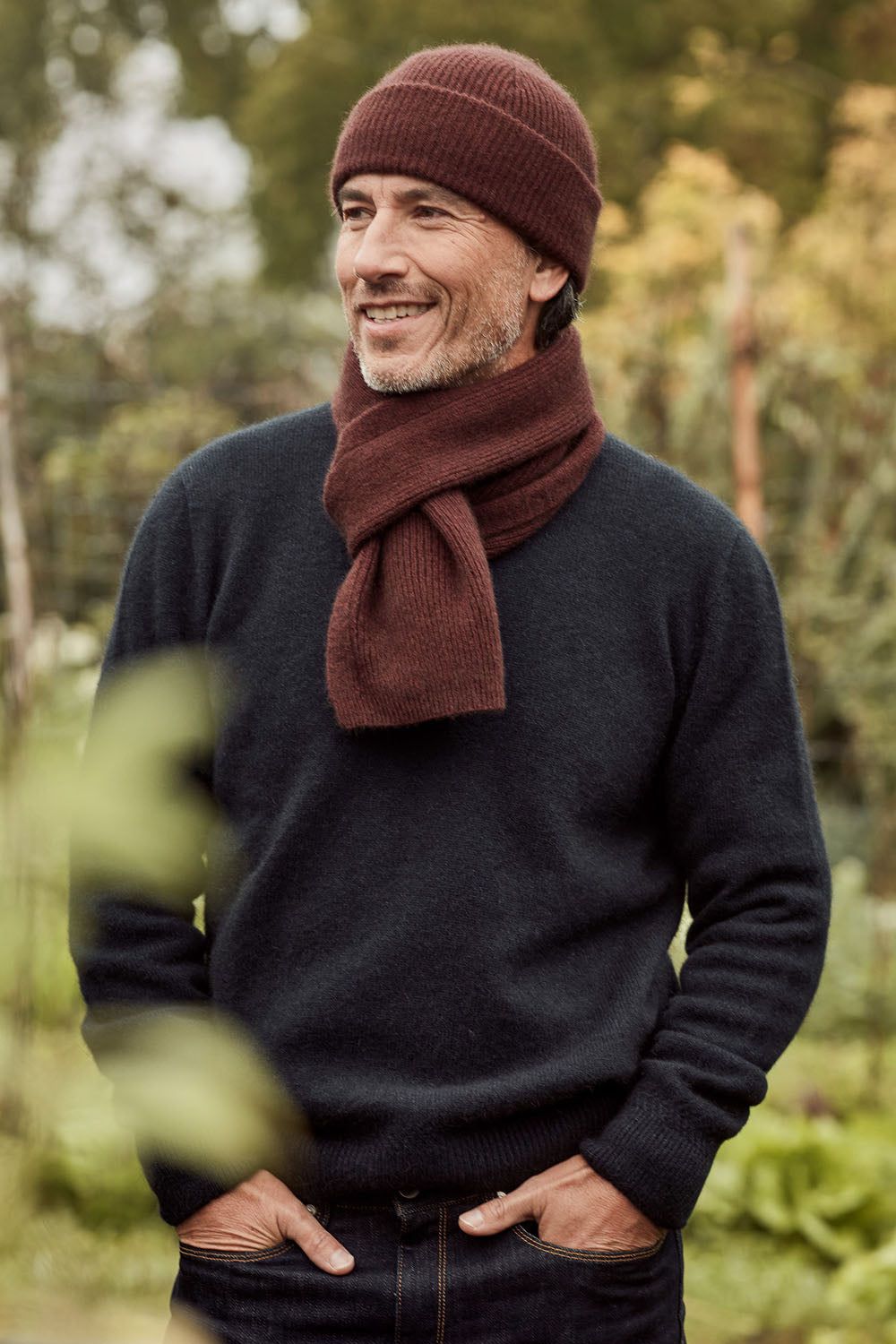 Possum Merino Fine Rib Scarf