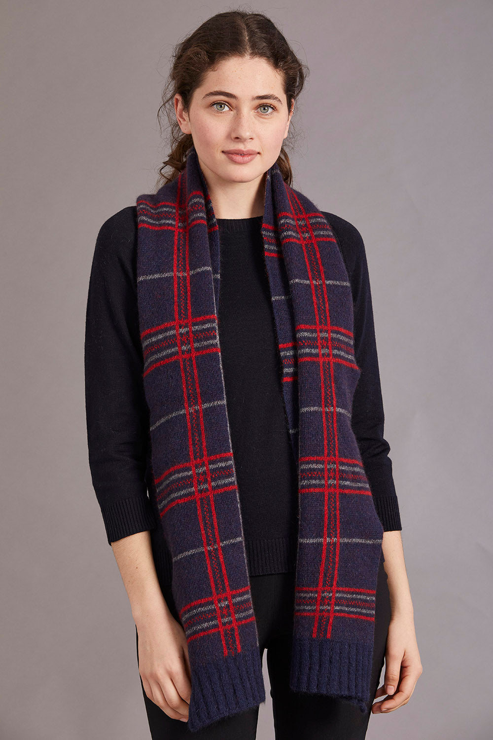 Broad Check Scarf